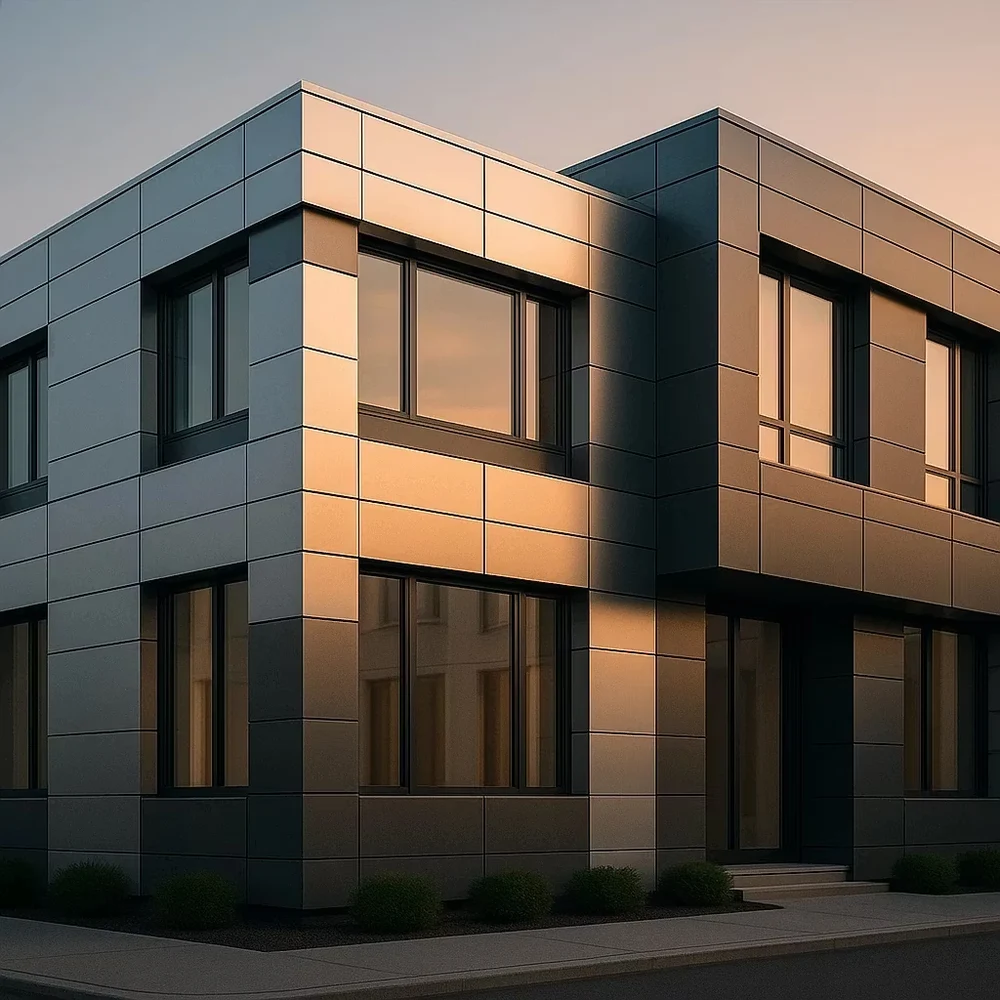 نمای مدرن کامپوزیتی