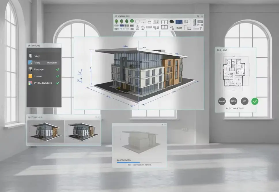 قابلیت های اسکچاپ در معماری