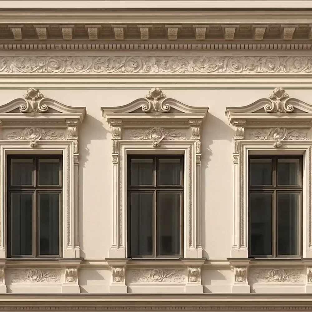 گچبری تزئینی نمای نئوکللاسیک