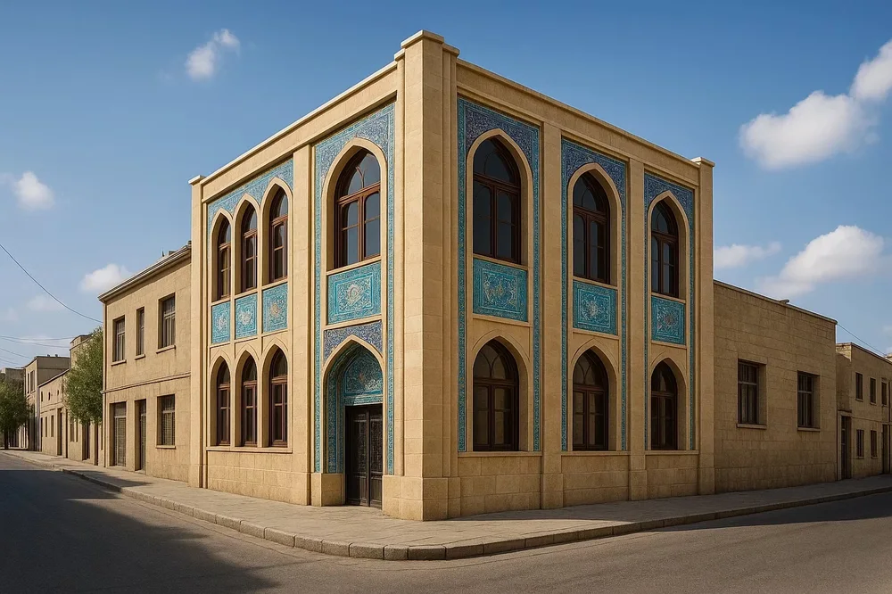 نمای حسینیه