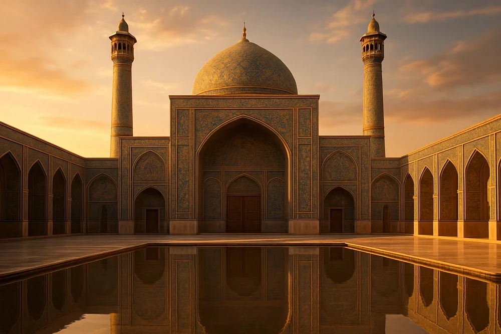نمای مسجد سنتی