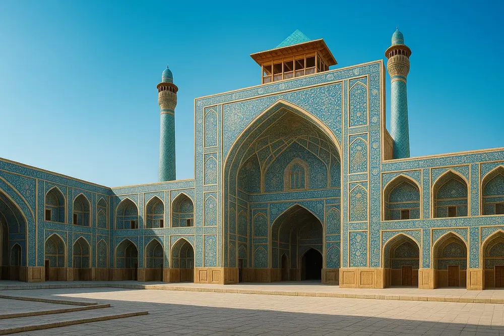 نمای مسجد سنتی